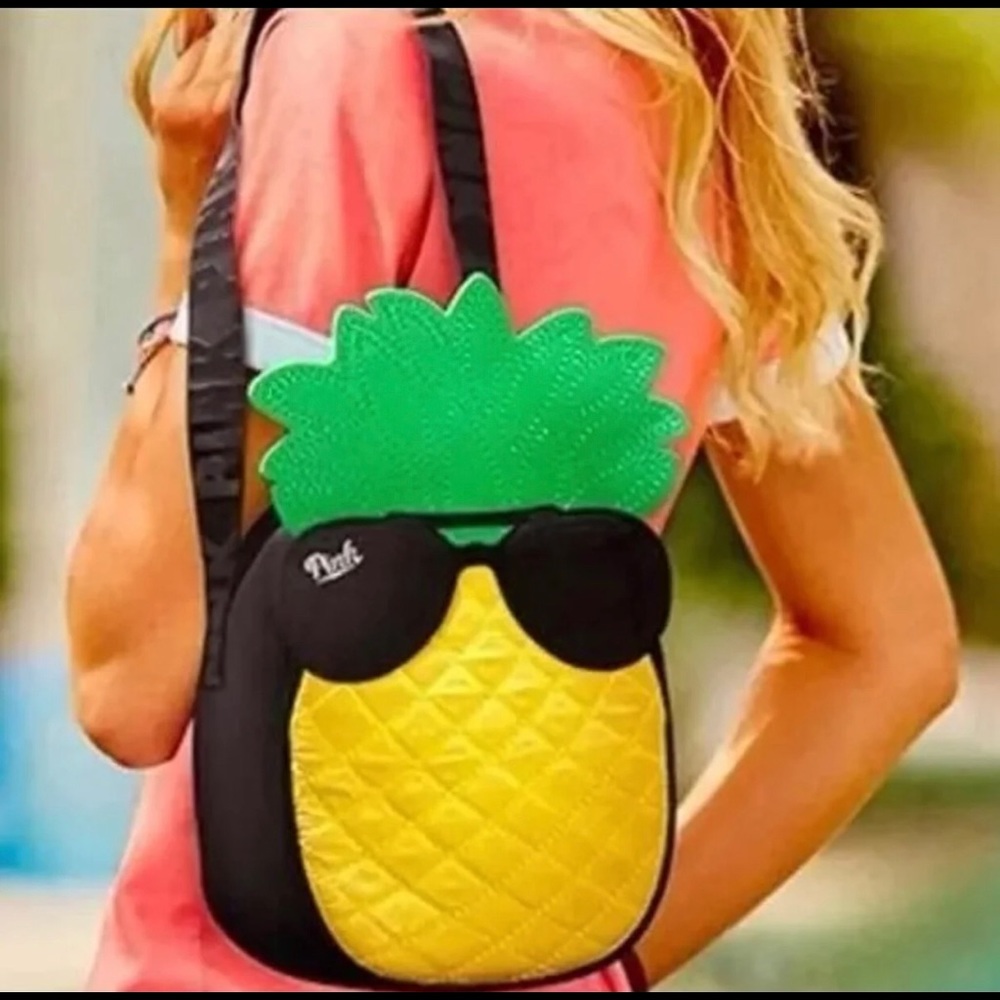 New with tags pink pineapple lunchbox cooler bag